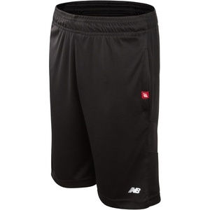 New Balance Boys’ Active Shorts – Performance Gym Shorts with Pockets – Kids’ Mesh Athletic Shorts for Boys’ (Size: 4-20)(Dark Black)