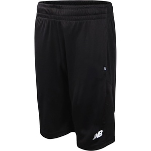 New Balance Boys’ Active Shorts – Performance Gym Shorts with Pockets – Kids’ Mesh Athletic Shorts for Boys’ (Size: 4-20)(Deep Black)