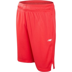 New Balance Boys’ Active Shorts – Performance Gym Shorts with Pockets – Kids’ Mesh Athletic Shorts for Boys’ (Size: 4-20)(Red)