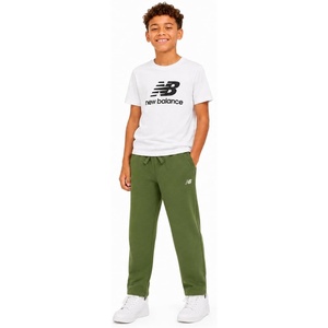 New Balance Boys Fleece Sweatpants, Joggers, Drawstring & Pockets (8-20) | Cozy Lightweight Warmth, Tapered-Leg Athletic Fit, Ribbed Cuffs for School, Travel, Practice & Weekend Wear(Dark Alpine Green)