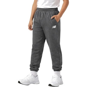New Balance Boys Fleece Sweatpants, Joggers, Drawstring & Pockets (8-20) | Cozy Lightweight Warmth, Tapered-Leg Athletic Fit, Ribbed Cuffs for School, Travel, Practice & Weekend Wear(Charcoal Heather)