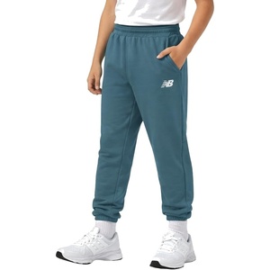 New Balance Boys Fleece Sweatpants, Joggers, Drawstring & Pockets (8-20) | Cozy Lightweight Warmth, Tapered-Leg Athletic Fit, Ribbed Cuffs for School, Travel, Practice & Weekend Wear(New Spruce)