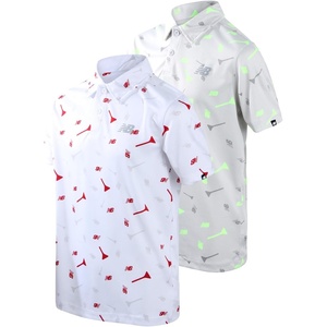New Balance Boys Polo Shirt 2 Pack Dry Fit Performance Golf Shirts for Boys | Short Sleeve with a Classic Two-Button Collar, Built for Active Play, Comfortable for School, Sports or Everyday Wear(Grey Golf/White Golf)