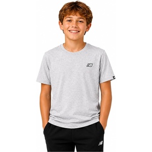 New Balance Boys’ Short Sleeve Crewneck T-Shirt(Grey Heather)