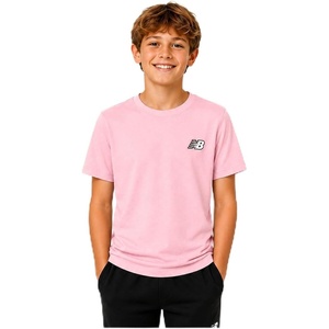 New Balance Boys’ Short Sleeve Crewneck T-Shirt(Pink)