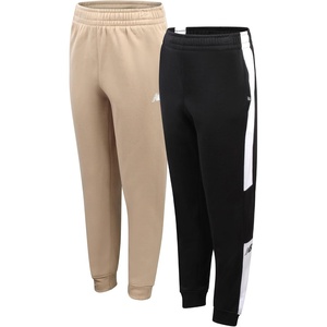 New Balance Boys Sweatpants – 2 Pack Active Performance Fleece Boys Joggers with Elastic Waistband – Athletic Pants for Kids(Black/Stoneware)