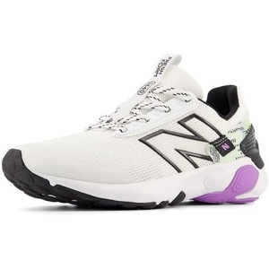 New Balance Kids’ 1440 V1 Lace-up Running Shoe(White/Black/Purple Fade)