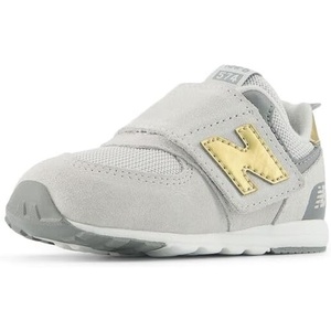 New Balance Kid’s 574 New-B Hook & Loop Sneaker (Infant/Toddler)(Grey Matter/Sherbert)