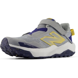 New Balance Kids’ Dynasoft Nitrel V6 Hook and Loop(Slate Grey/Blue Oyster/Baroque Gold)