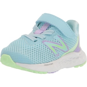 New Balance Kids’ Fresh Foam Arishi V4 Running Shoes(Bleach Blue/Green Aura/Lilac Glo)