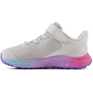 New Balance Kids’ Fresh Foam Arishi V4 Running Shoes(Grey Matter/Mid Century Pink/Lilac Glo)