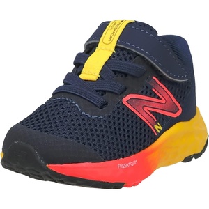 New Balance Kids’ Fresh Foam Arishi V4 Running Shoes(Team Navy/Electric Red/Egg Yolk)