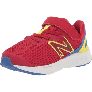 New Balance Kids’ Fresh Foam Arishi V4 Running Shoes(Team Red/Marine Blue/Cosmic Pineapple)