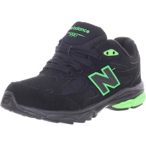 New Balance Kids FuelCell 990V6 (Big Kid)(Black/Green)