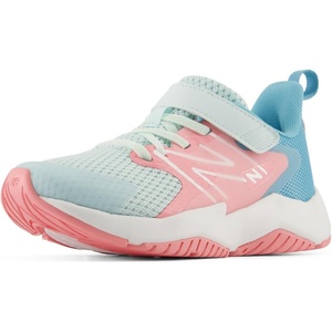 New Balance Kids Rave Run V2 Bungee(Glint Blue/Double Bubble)
