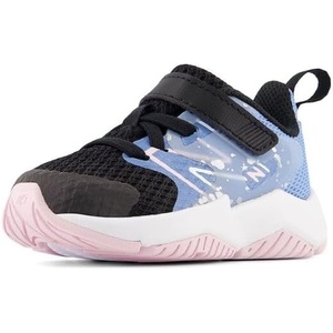 New Balance Kids’ Rave Run V2 Hook and Loop(Black/Blue Laguna/Light Raspberry)