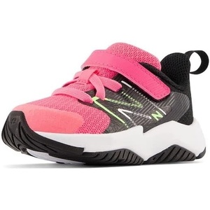 New Balance Kids’ Rave Run V2 Hook and Loop(Neon Pink/Phantom/Bleached Lime Glo)