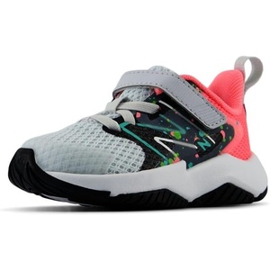 New Balance Kids’ Rave Run V2 Hook and Loop(Quartz Grey/Ultra Pink/Cyber Jade)
