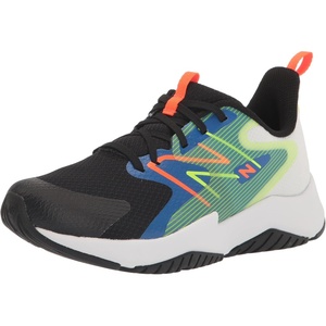 New Balance Kids’ Rave Run V2 Lace-Up Running Shoes(Black/Cobalt/White)