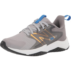 New Balance Kids’ Rave Run V2 Lace-Up Running Shoes(Rain Cloud/Vibrant Apricot/Marblehead)