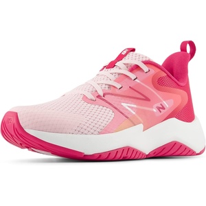 New Balance Kids’ Rave Run V2 Lace-Up Running Shoes(Rose Sugar/Carnival Pink/Signal Pink)