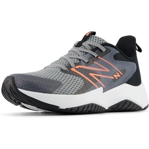 New Balance Kids’ Rave Run V2 Lace-Up Running Shoes(Slate Grey/Black)