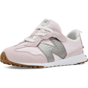 New Balance Kids Unisex 327 New-B (Infant/Toddler) Pink Salt/Dark Silver Metallic 6 Toddler M