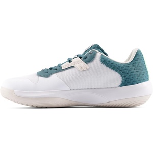 New Balance Men’s 696 V4 Hard Court Tennis Shoe(White/Green)