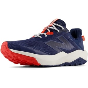 New Balance Mens Dynasoft Nitrel V6 Trail Running Shoe(Nb Navy/Neo Flame/Sea Salt)
