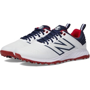 New Balance Men’s Fresh Foam Contend V2 Golf Shoes(White/Navy)