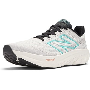 New Balance Mens Fresh Foam X 1080 V13Running Shoe(Grey Matter/Cyber Jade/Black)