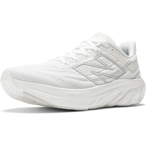 New Balance Mens Fresh Foam X 1080 V13Running Shoe(White/Light Silver Metallic)