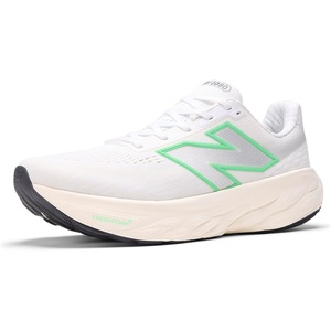 New Balance Men’s Fresh Foam X 1080 V14 Running Shoe(White/Lime Leaf/Angora)