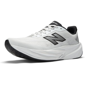 New Balance Men’s FuelCell Rebel V5(White/Black/Silver Metallic)