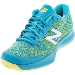 New Balance Men’s MC996 Lightweight Tennis Shoe(Virtual Sky/Citra Yellow)