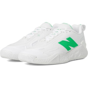 New Balance Men’s MC996 Lightweight Tennis Shoe(White/Green Apple)