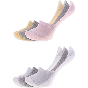 New Balance Men’s and Women’s Performance Cushioned Liner Socks – 6 & 12 Pairs – Moisture Wicking(Grey Assorted (6 Pairs))