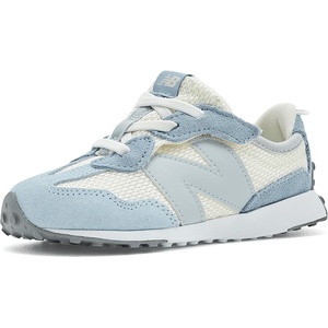 New Balance Unisex-Child 327 New-b Hook & Loop (Infant/Toddler)(Light Arctic Grey/Light Zinc Blue)