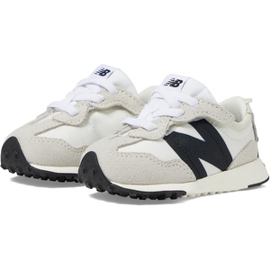 New Balance Womens 327 New-B Hook & Loop (Infant/Toddler) Silver Birch/Black 3 Infant X-Wide