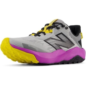 New Balance Women’s Dynasoft Nitrel V6 Trail Running Shoes(Rain Cloud/Purple Fuchsia/Ginger Lemon)