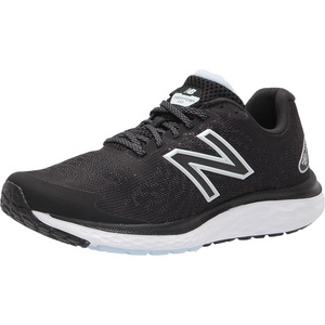 New Balance Women’s Fresh Foam 680 V7 Running Shoe(Black/White/Uv Glo)