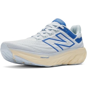 New Balance Women’s Fresh Foam X 1080 V13 Running Shoes(Starlight/Marine Blue)