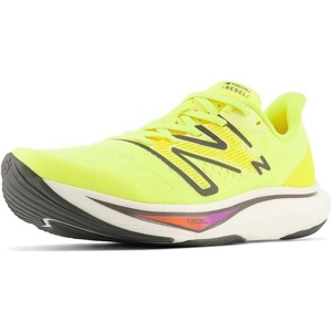 New Balance Womens FuelCell Rebel V3Running Shoe(Cosmic Pineapple/Blacktop/Neon Dragonfly)