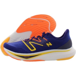 New Balance Womens FuelCell Rebel V3Running Shoe(Victory Blue/Vibrant Apricot)