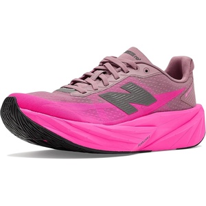 New Balance Women’s FuelCell Rebel v5 Running Shoe, Pink Heat/Rosewood, 9.5