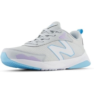 New Balance unisex-child 545 V1 Lace-up(Granite/Lilac Glo/Team Sky Blue)