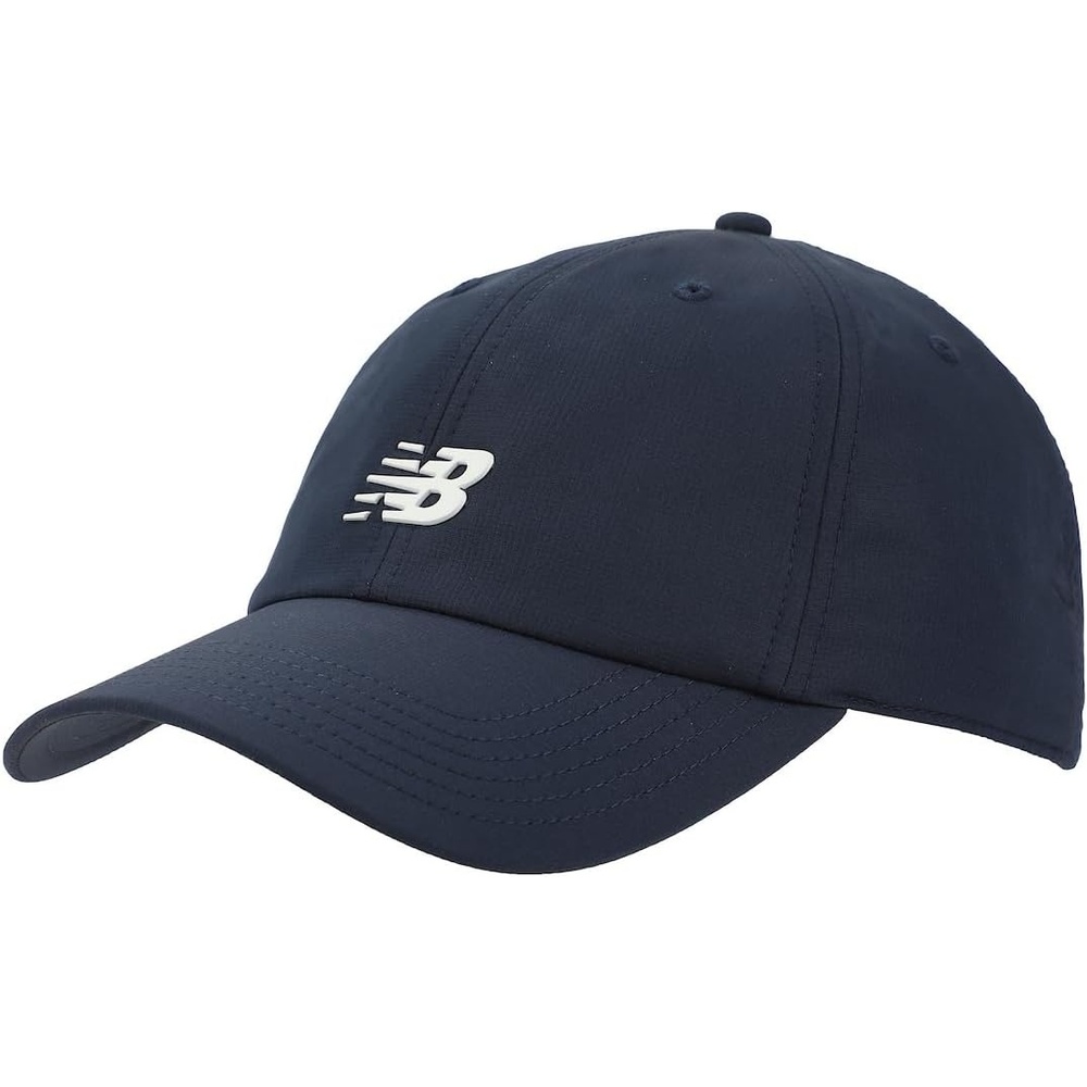 image:imageNew Balance Adult Unisex 6 Panel Lightweight Adustable Performance Workout Gym Running HatNavy