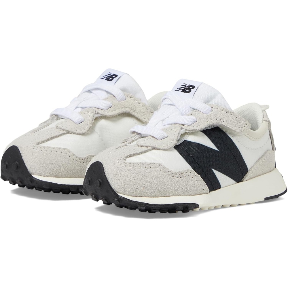 image:imageNew Balance Baby Girls 327 Hook amp Loop SneakersSilver BirchBlack