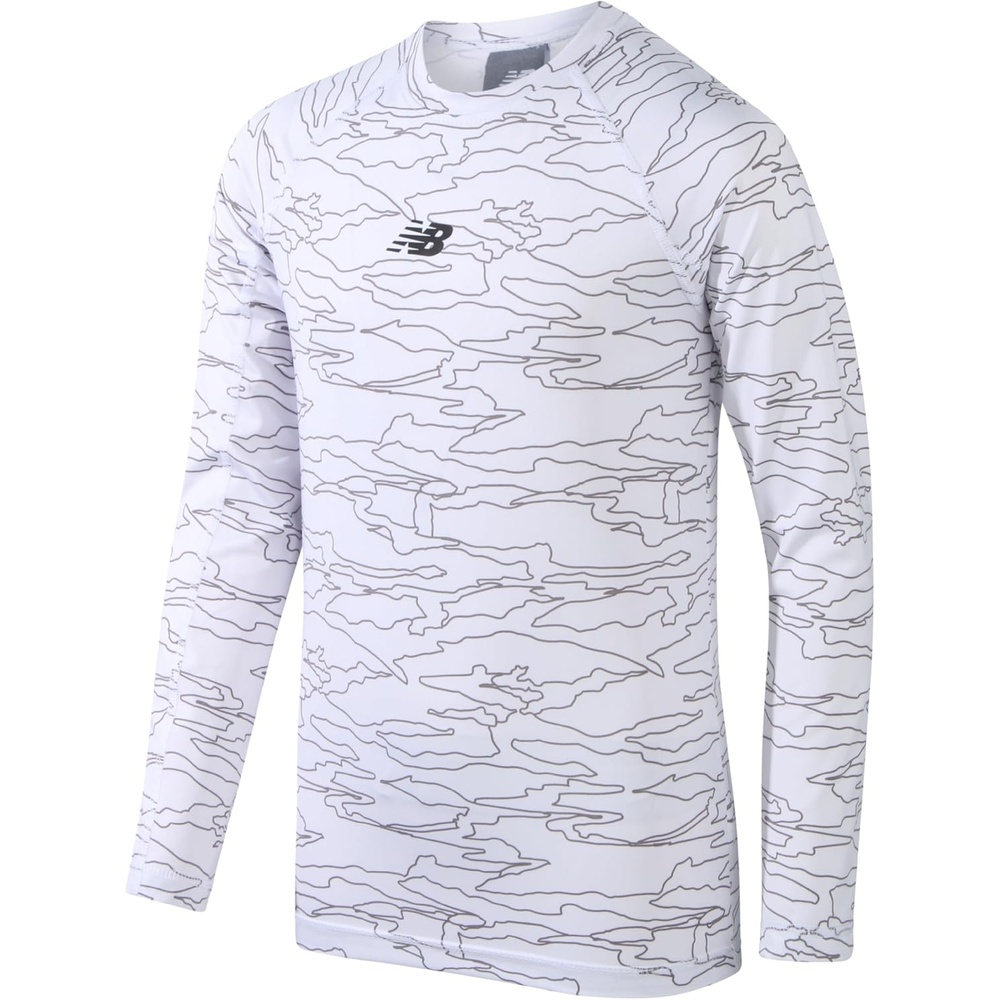 image:imageNew Balance Boys Base Layer Top Long Sleeve Insulated Compression Thermal  Smooth Snug Feel Wear Solo or Layered Lightweight Warmth without Bulk for Sports School amp Chilly Outdoor DaysWhite Camo
