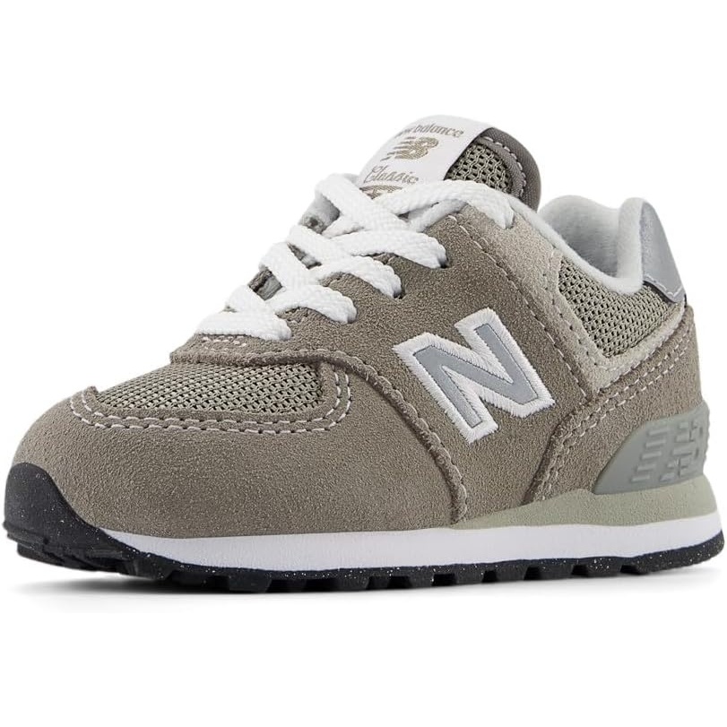 image:imageNew Balance Kids 574 Bungee Lace InfantToddlerGreyWhite